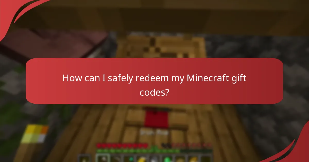 What common scams should I avoid when using Minecraft gift codes?
