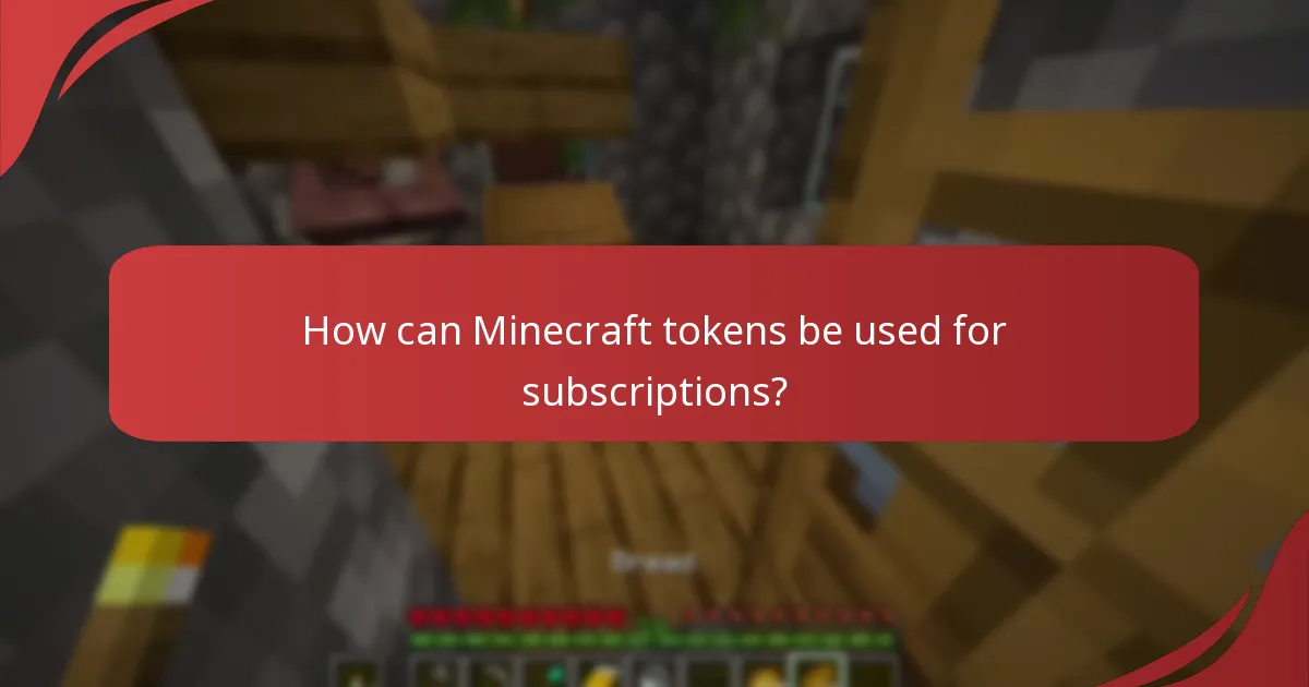 How do I claim Minecraft tokens?