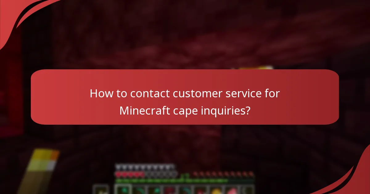 How to initiate the return process for Minecraft capes?