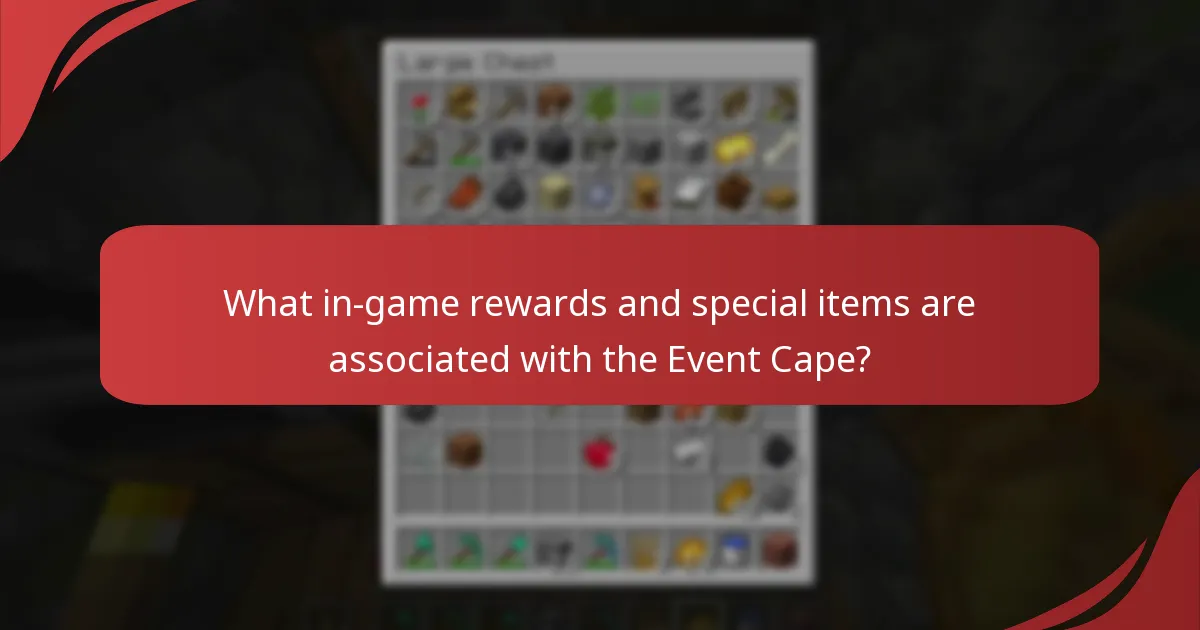 How does the Event Cape compare to other in-game items?